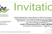 Saint-Martin – Présentation de l’offre globale de la FTPE de St-Martin & St Barthélemy aux entrepreneurs Jeudi 27 Novembre 2014