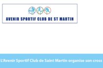 L’Avenir Sportif Club de St Martin organise son cross dimanche 16 Nov. 2014 à Bellevue