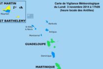 Bulletin de suivi VIGILANCE JAUNE pour les Iles du Nord : St-Martin et St-Barthélemy