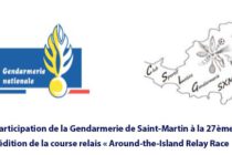 Participation de la Gendarmerie de Saint-Martin à la 27ème édition de la course relais « Around-the-Island Relay Race », le 11 novembre 2014.