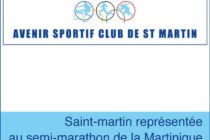 Saint-martin représentée au semi-marathon de la Martinique