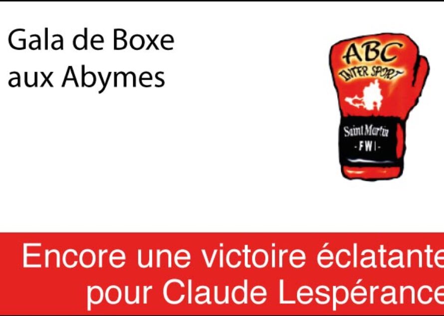 Boxe – Encore une victoire expéditive pour Claude Espérance