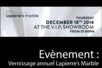 Evènement – Vernissage annuel Lapierre’s Marble
