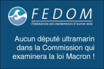 Loi Macron : la FEDOM déplore l’oubli des parlementaires d’Outre-mer