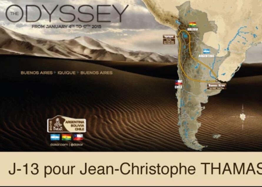Dakar 2015 : J-13 pour Jean-Christophe THAMAS