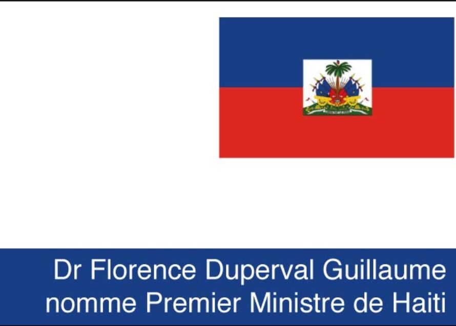 Haïti – Dr Florence Duperval Guillaume nommée Premier Ministre