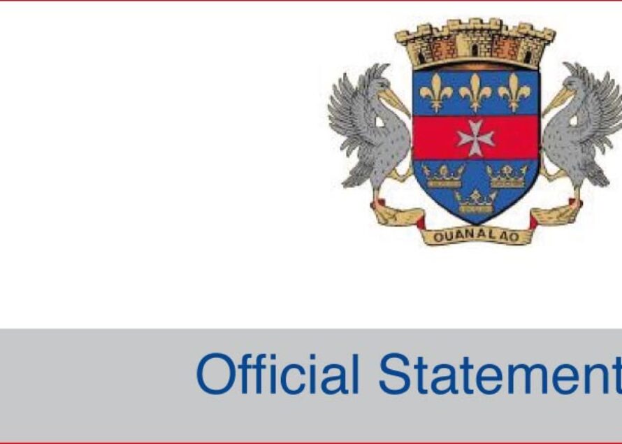 Saint Barthélemy : Official Statement