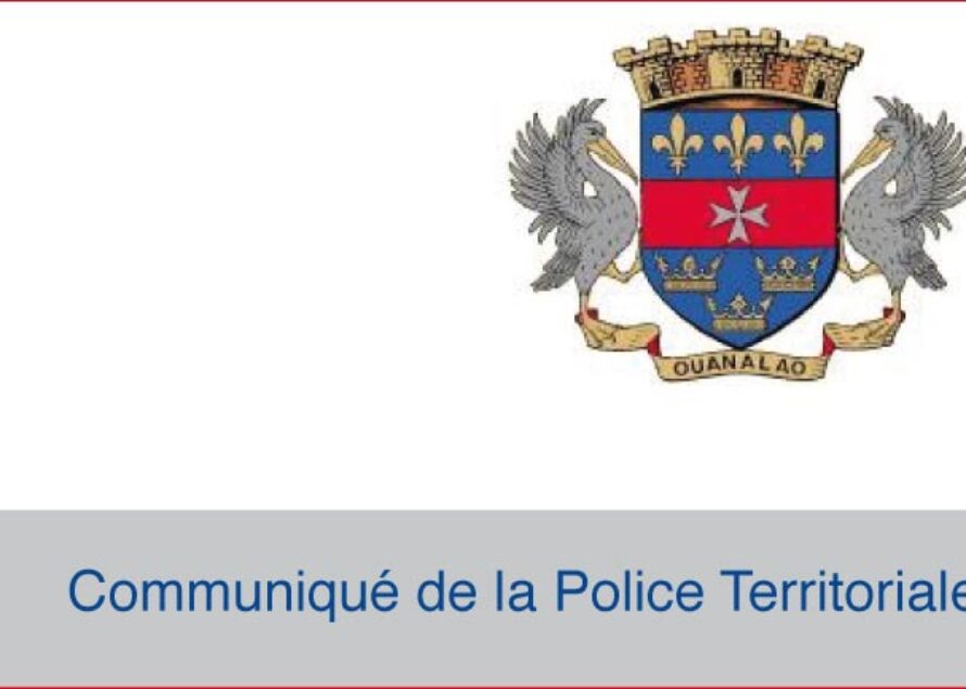 Saint Barthélemy : Communiqué de la Police Territoriale