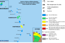 Vigilance Météo Jaune Martinique et Guyane