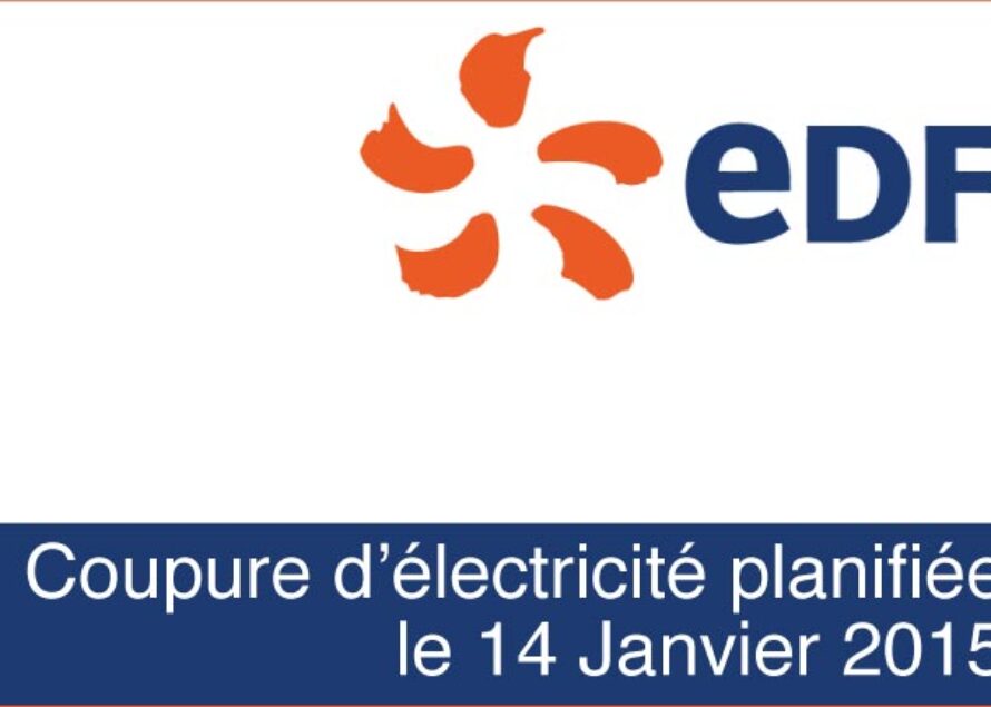 Saint-Martin : Coupure d’électricité planifiée le 14 Janvier 2015 à Cul de Sac