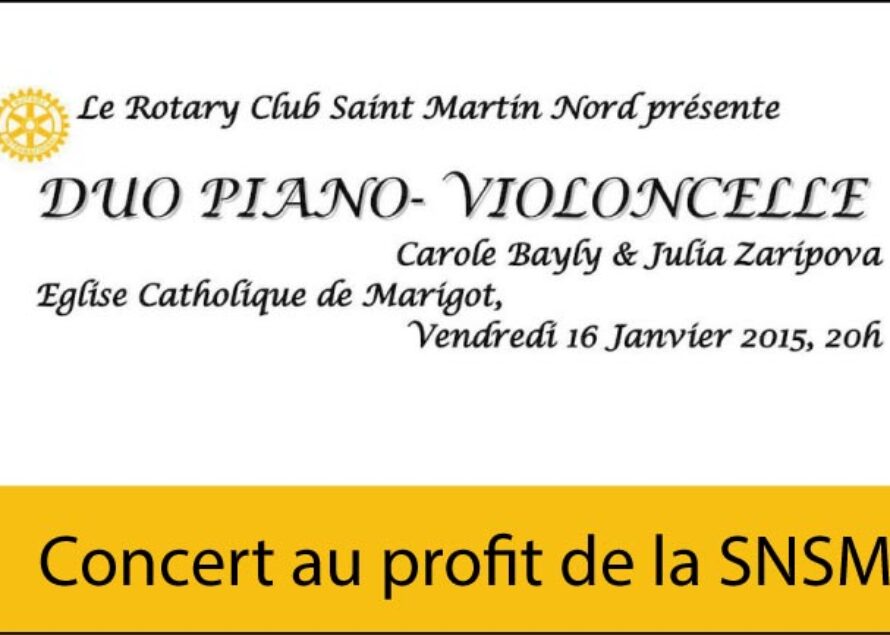 Saint-Martin : Concert de Musique classique au profit de la SNSM