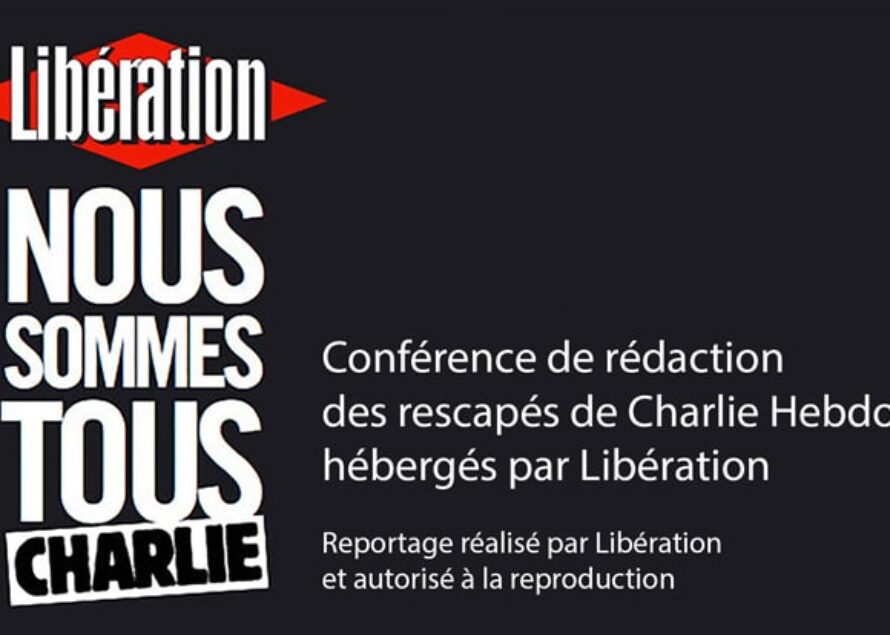 Libération accueille la conférence de rédaction de Charlie Hebdo