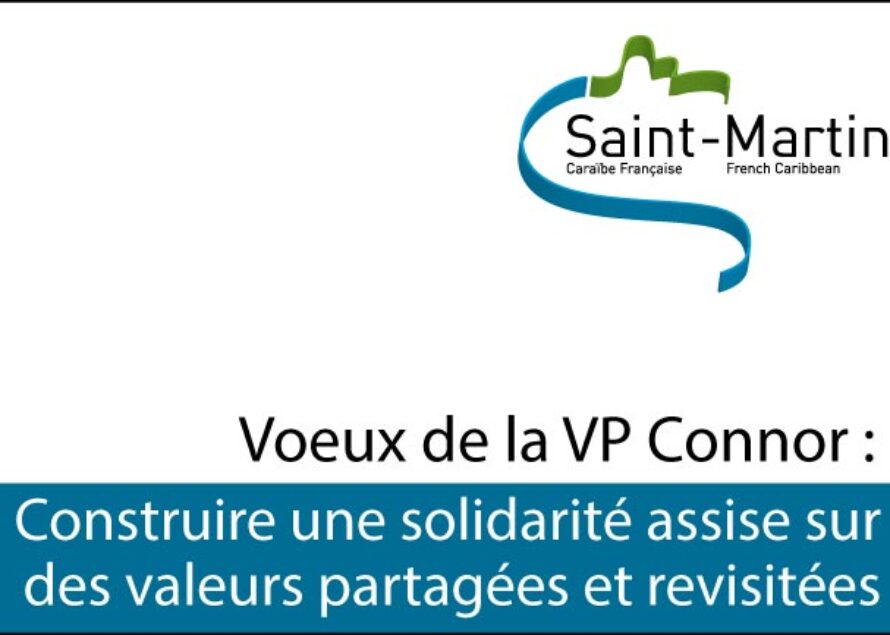 Saint-Martin : Voeux de Mme Ramona CONNOR, Vice-Présidente en charge du Pôle Solidarité & Familles