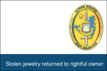 Sint Maarten – Stolen jewelry returned to rightful owner