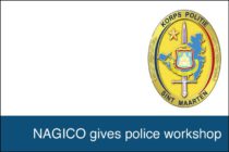 Sint Maarten : NAGICO gives police workshop.