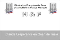 Boxe : Claude Lespérance en quart de finale