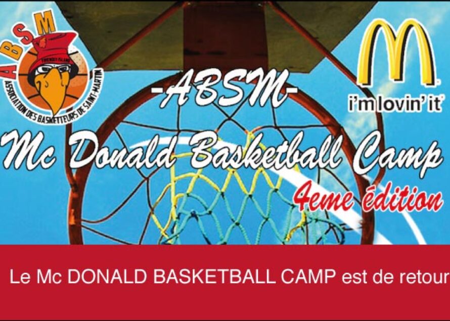 Saint-Martin : Le Mc DONALD BASKETBALL CAMP est de retour