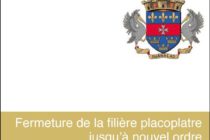 Saint Barthélemy : Fermeture de la filière placoplatre