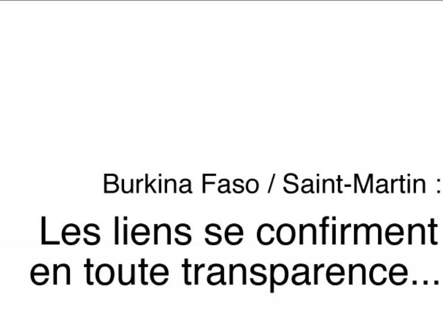 Opération “transparence” lancée au Burkina Faso : quel impact pour Saint-Martin ?