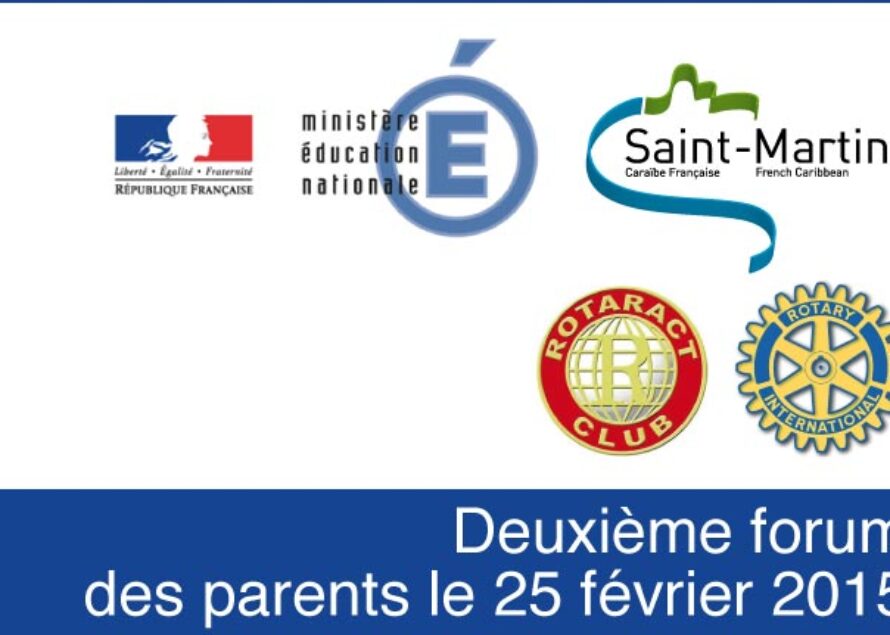Saint-Martin – Deuxième forum des parents le 25 février 2015