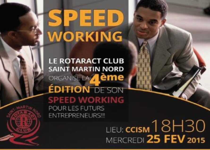 Opération “Speed Working” organisée par le Rotaract Club Saint Martin Nord