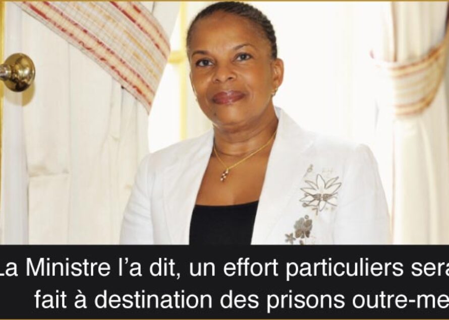 Prison à Saint-Martin – Les récents propos de la Ministre de la Justice devraient motiver un lobbying fort