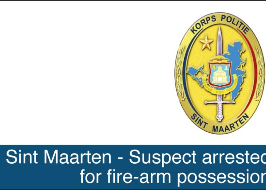 Sint Maarten – Suspect arrested for fire-arm possession