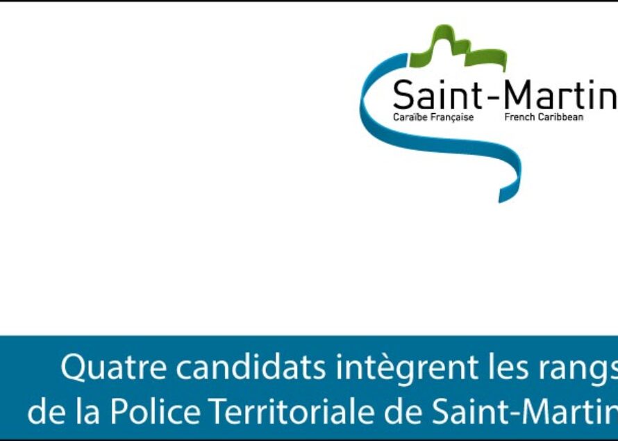 Quatre candidats intègrent les rangs de la Police Territoriale de Saint-Martin