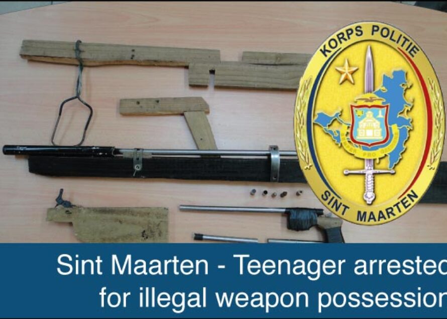 Sint Maarten – Teenager arrested for illegal weapon possession