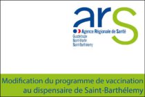 Modification du programme de vaccination au dispensaire de Saint-Barthélemy
