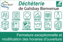 Dates de fermeture au mois de mai de la déchèterie de Galisbay – Bienvenue.