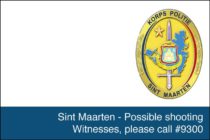 Sint Maarten – Possible shooting