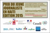 Prix du jeune journaliste en Haïti – édition 2015