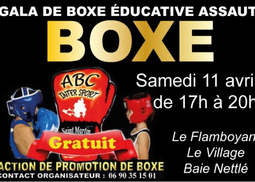 Saint-Martin – Gala gratuit de boxe éducative assaut