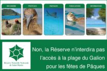 Non, la Réserve Naturelle de Saint-Martin n’interdit pas et n’interdira jamais l’accès à la plage du Galion pour les fêtes de Pâques