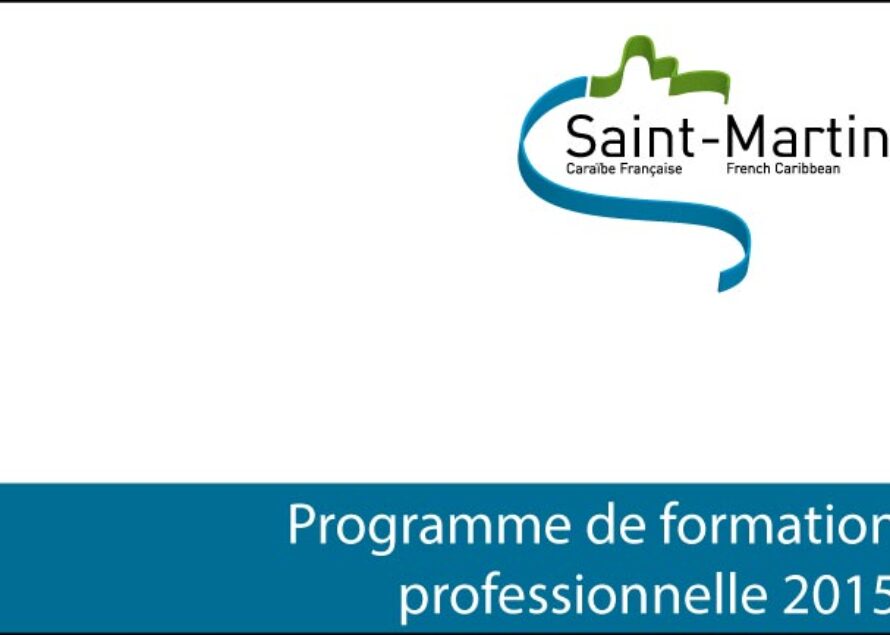 Collectivité de Saint-Martin – Programme de formation professionnelle 2015
