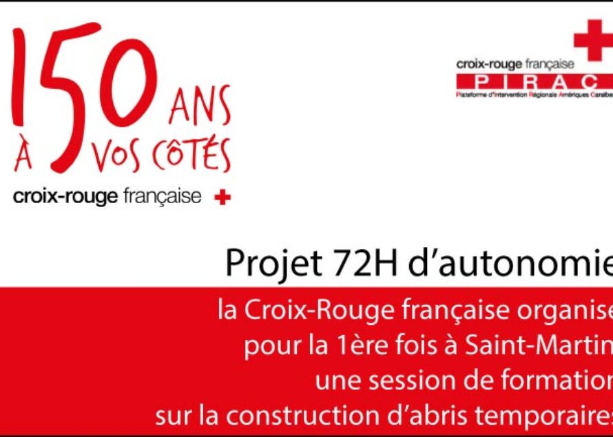 Croix-Rouge – Pour la première fois à Saint-Martin : formation sur la construction d’abris temporaires