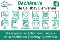 Déchèterie de Galisbay : Horaires d’ouverture du mois de décembre 2016