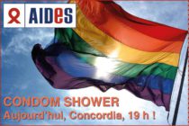 Aides Saint-Martin – Condom Shower à 19h ce samedi 25 avril