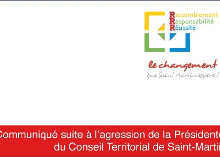 Communiqué du RRR suite à l’agression de la Présidente du Conseil Territorial de Saint-Martin