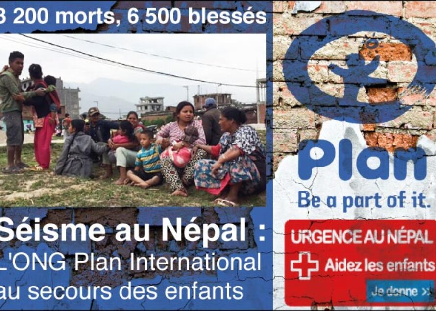 Séisme au Népal : L’ONG Plan International au secours des enfants