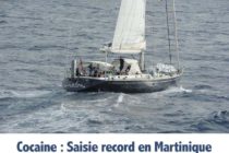 Antilles : Saisie record 2,25 tonnes de cocaïne au large de la Martinique