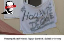Saint-Barthélemy : Un sympathisant de ” Hollande Dégage ” se fait éconduire par les services de sécurité