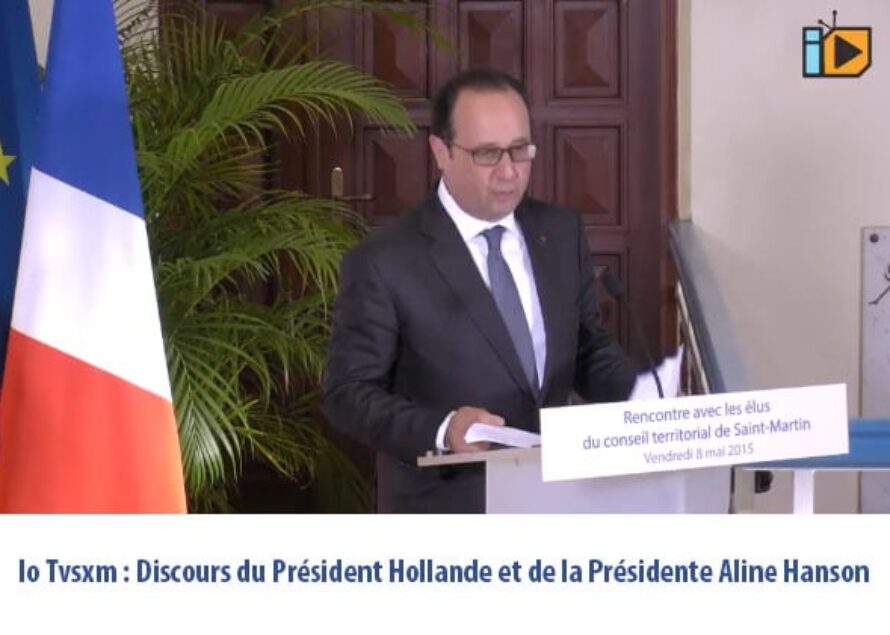 Io Tvsxm : Discours du Président Hollande et de la Présidente Aline Hanson