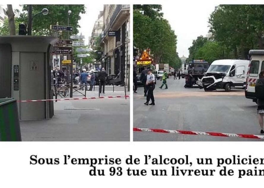 Paris : Un brigadier-chef de la PJ de paris avec 2,13 g d’alcool dans le sang tue un livreur de pain