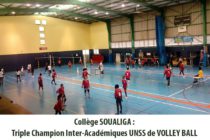 Collège SOUALIGA : Triple Champion Inter-Académiques UNSS de VOLLEY BALL