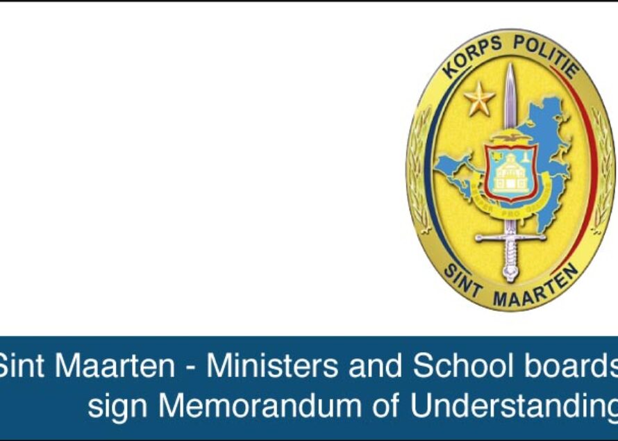 St. Maarten – Ministers and School boards sign Memorandum of Understanding