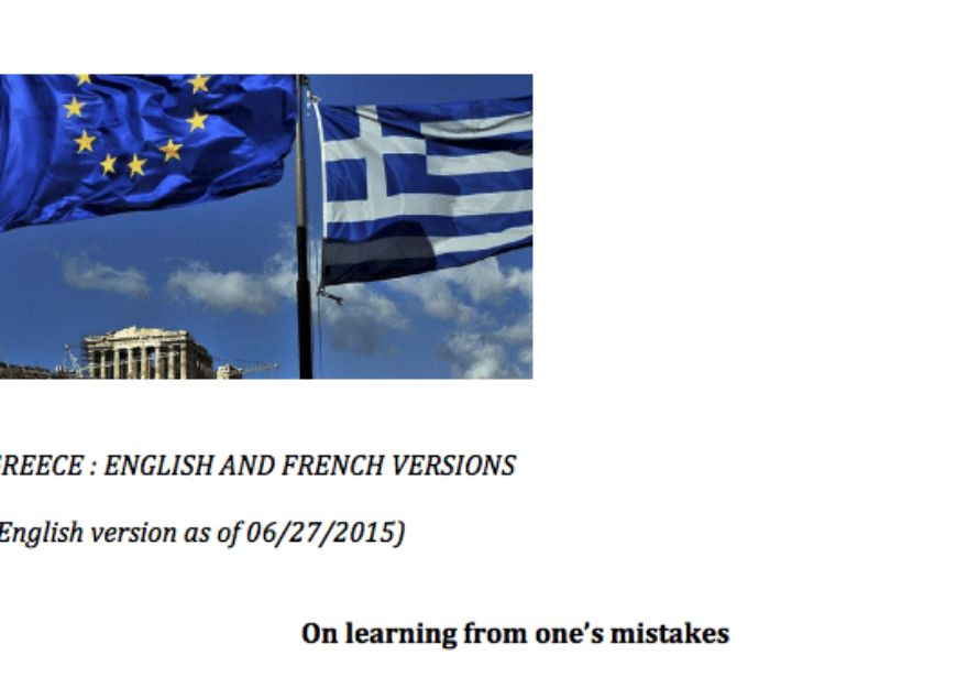 Zone euro : Sur le dossier grec, DSK suggère ” d’apprendre de ses erreurs ” sur son compte twitter