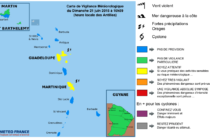 Vigilance JAUNE Guadeloupe pour fortes pluies et orages