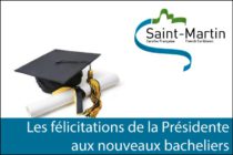 Collectivité de Saint-Martin – Les félicitations de la Présidente aux nouveaux bacheliers